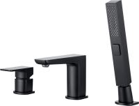 Смеситель на борт ванны Allen Brau Infinity 5.21008-31 чёрный матовый