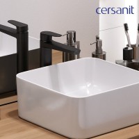 Смеситель для раковины Cersanit Лара (Lara) 68154 матовый черный Смеситель для раковины Cersanit Лара (Lara) 68154 матовый черный