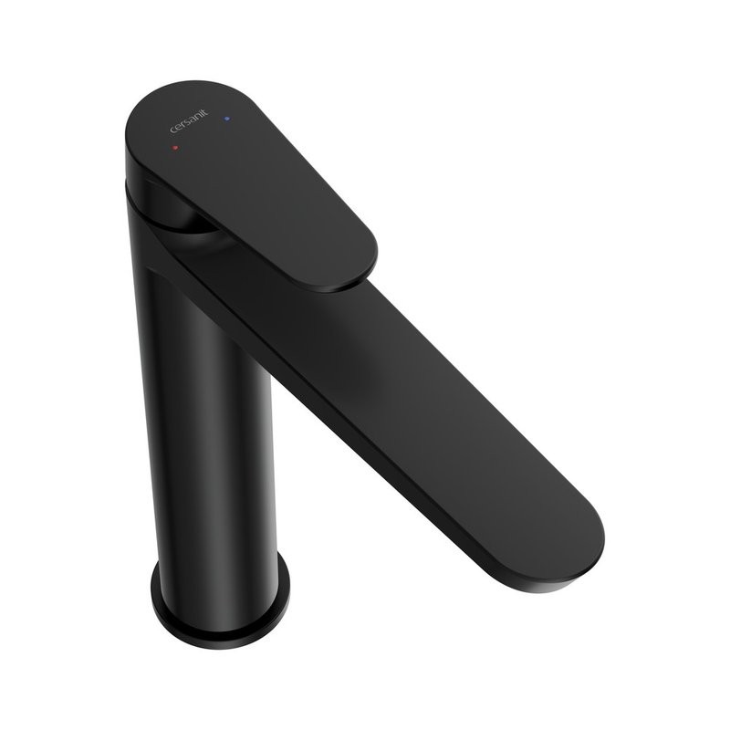 Смеситель для раковины Cersanit Лара (Lara) 68154 матовый черный