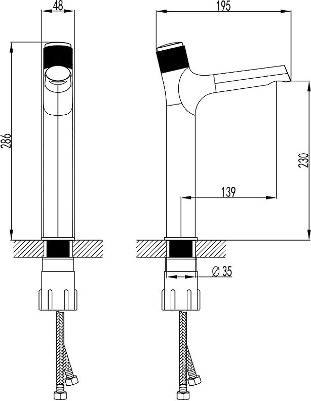 Смеситель для раковины Lemark Project LM4679C