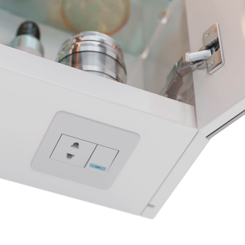 Зеркало-шкаф Lemark Zenon 50 с подсветкой