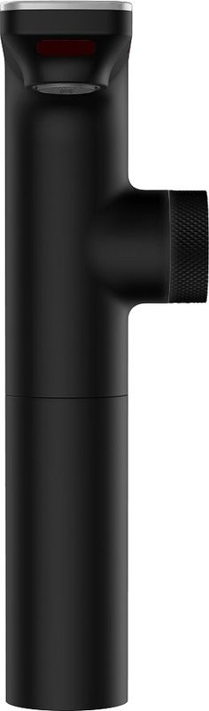 Термостатический смеситель Berges Morans 076004 цифровая индикация температуры воды, черный матовый