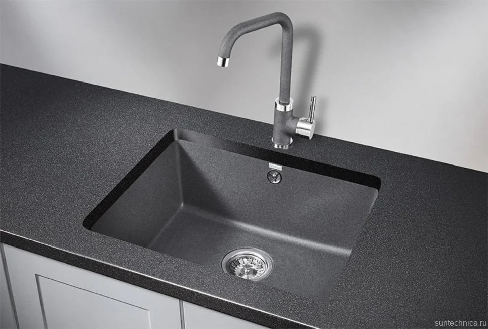 Мойка кухонная Granula 5551, графит