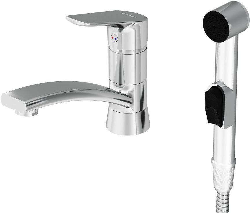 Комплект для раковины Damixa Jupiter 770230001 с гигиеническим душем, хром