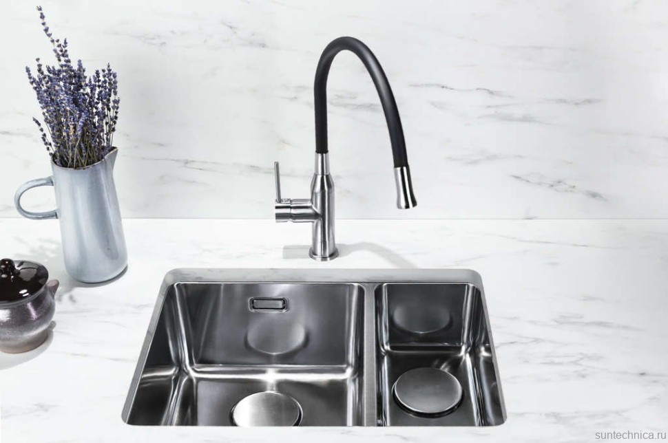 Комплект Мойка Omoikiri TADZAVA 58-2-U/IF L + Измельчитель Nagare 750