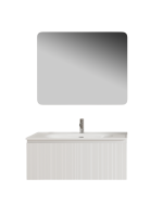 Мебель для ванной комнаты Sancos Code 100 подвесная, белая