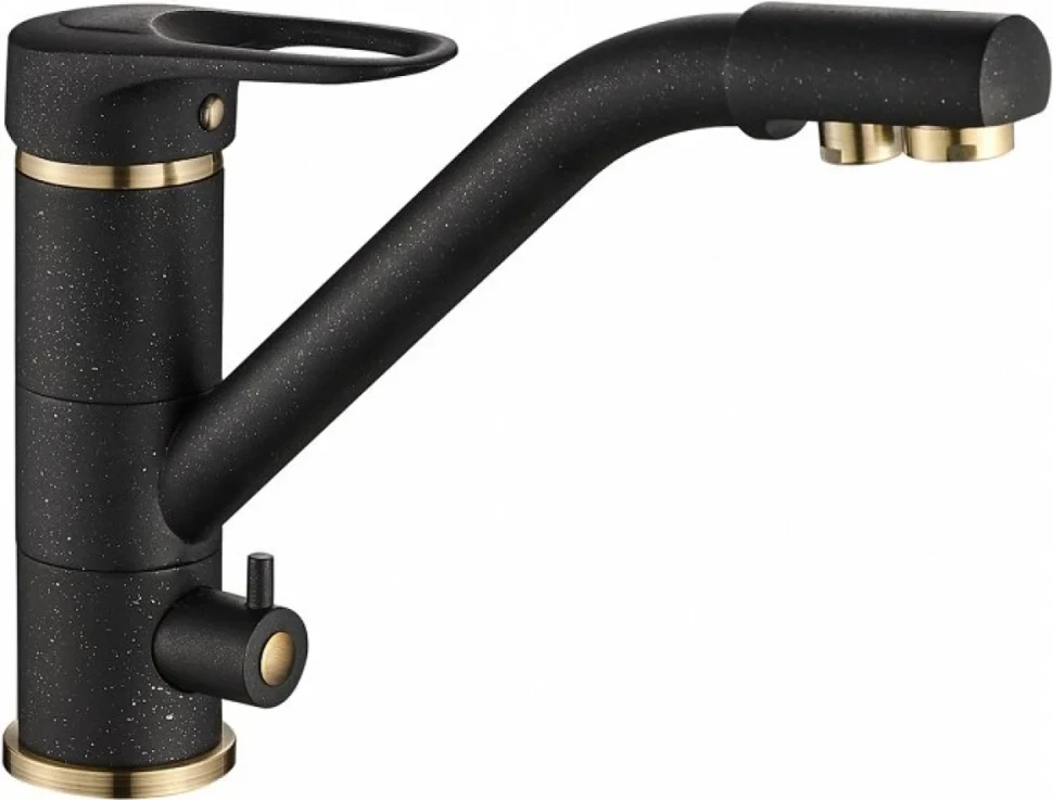 Смеситель для кухни Steel Hammer SH 321 BLACK BR