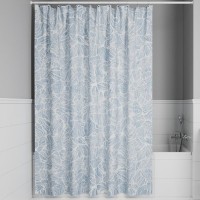 Штора для ванной IDDIS Base BX03P18i11 180х200, голубая