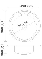 Мойка кухонная РМС MD6 MG6-49 Мойка кухонная РМС MD6 MG6-49