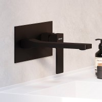 Смеситель для раковины Damixa Gala 530260300 С ВНУТРЕННЕЙ ЧАСТЬЮ матовый черный