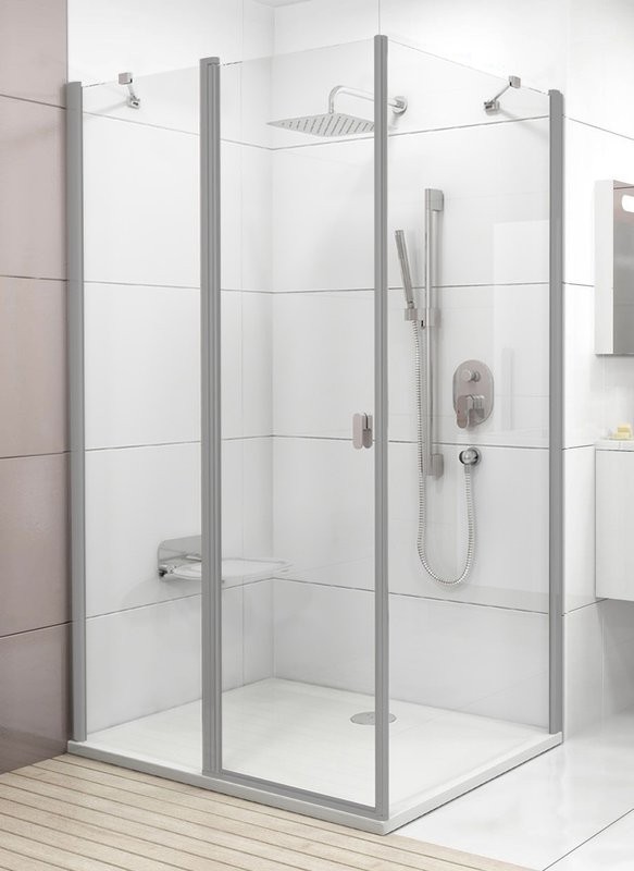 Душевой уголок Ravak Chrome CRV2-110+CPS-80 Transparent, профиль сатин