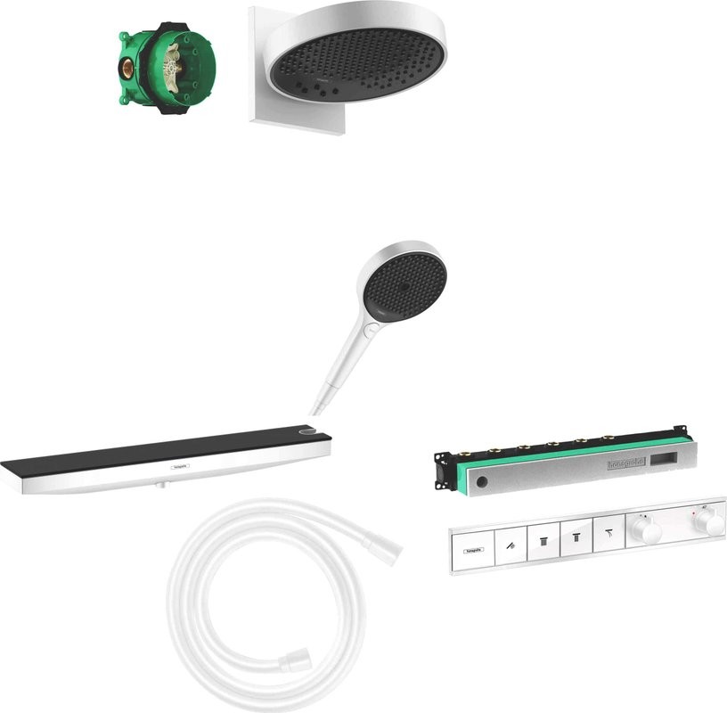 Душевой комплект Hansgrohe Rainfinity 15382700 + 26232700 + 26864700 + 28276700 + 26858700