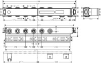 Душевой комплект Hansgrohe Rainfinity 15382700 + 26232700 + 26864700 + 28276700 + 26858700