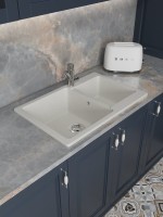 Мойка кухонная Domaci Болонья М-191-001 белая Мойка кухонная Domaci Болонья М-191-001 белая