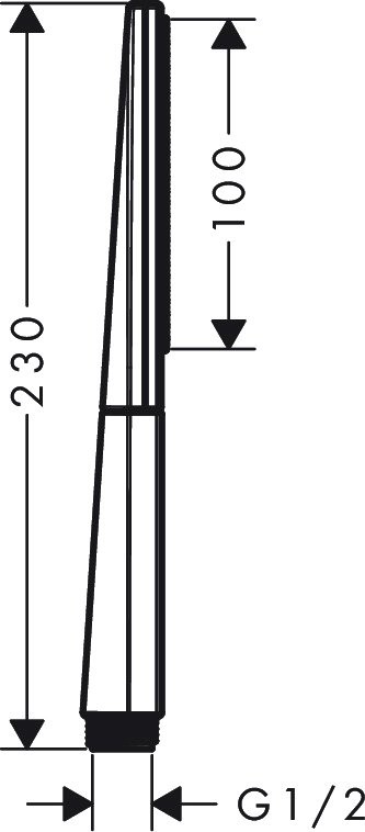 Душевая лейка Hansgrohe Rainfinity 100 26866000 хром