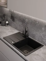 Мойка кухонная Emar Quartz EMQ-1700.Q морион