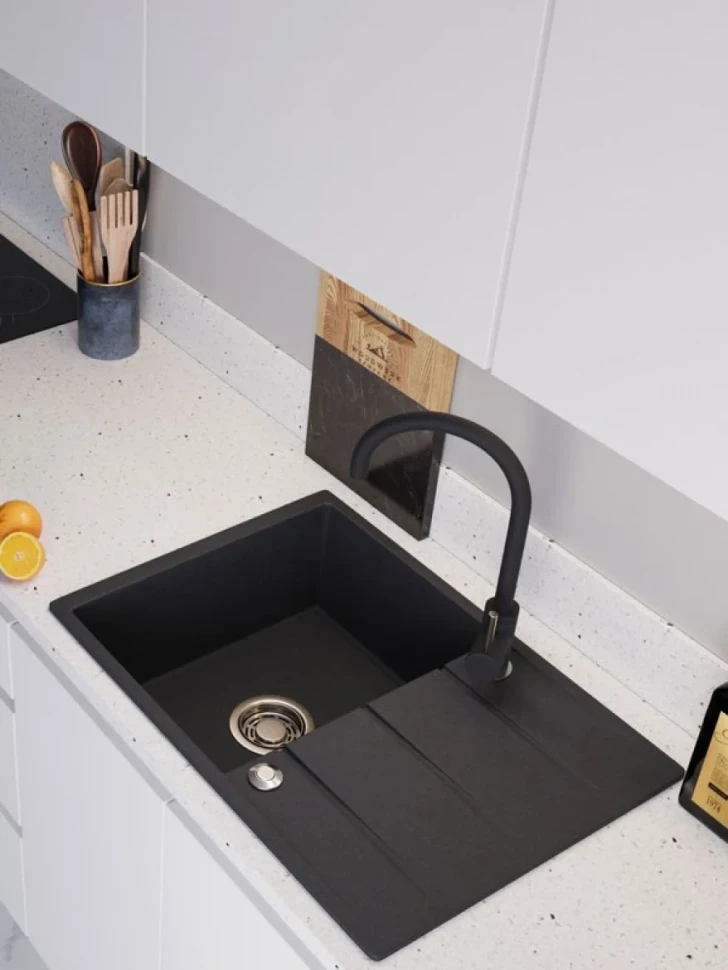 Мойка кухонная Emar Quartz EMQ-1700.Q морион