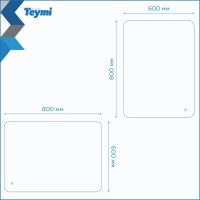 Мебель для ванной комнаты Teymi Laina 70 напольная, светлый дуб