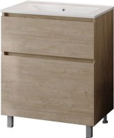 Мебель для ванной комнаты Teymi Laina 70 напольная, светлый дуб