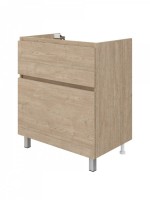 Мебель для ванной комнаты Teymi Laina 70 напольная, светлый дуб