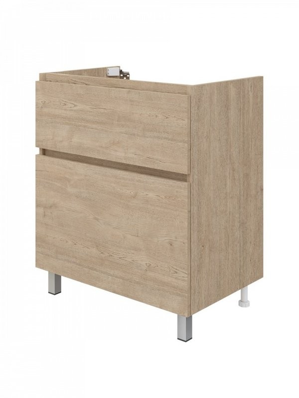 Мебель для ванной комнаты Teymi Laina 70 напольная, светлый дуб