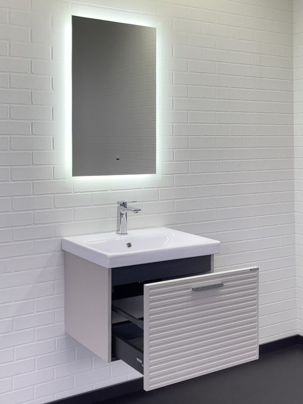 Зеркало Comforty Эдельвейс 55 сенсорное, с подсветкой