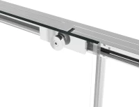 Душевая дверь в нишу Vincea Slim Soft 110 см, профиль хром, стекло прозрачное