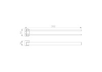 Полотенцедержатель Wonzon & Woghand WW-9531 хром