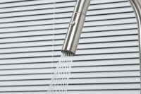 Смеситель для кухни Gappo G4398-45 с выдвижным изливом, сатин