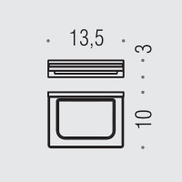 Мыльница Colombo Design Look B1601.OM-VAN матовое золото