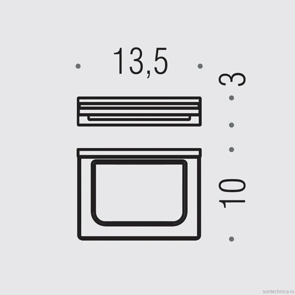 Мыльница Colombo Design Look B1601.OM-VAN матовое золото