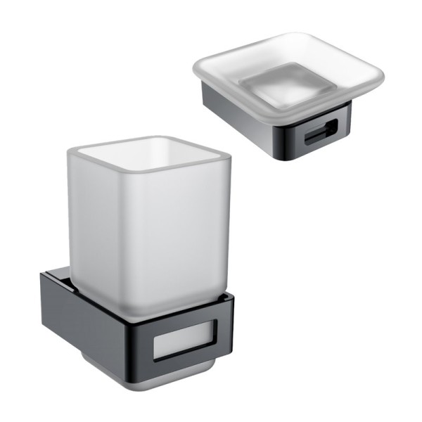 Набор Стакан Boheme Q 10944-SGM + Мыльница 10943-SGM