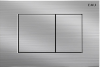 Комплект Унитаз подвесной Bauedge Bau Dream безободковый, с микролифтом + Инсталляция Bau Pro + Кнопка Stil, сатин