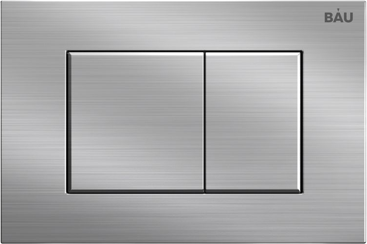 Комплект Унитаз подвесной Bauedge Bau Dream безободковый, с микролифтом + Инсталляция Bau Pro + Кнопка Stil, сатин