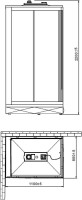 Душевая кабина Orans SR-86152 AL/AR