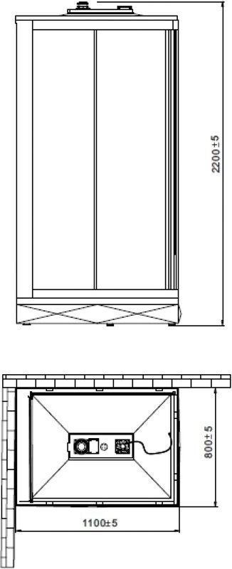 Душевая кабина Orans SR-86152 AL/AR