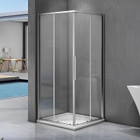 Душевой уголок Good Door Idea CR-100-C-CH 100x100, профиль хром