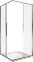 Душевой уголок Good Door Idea CR-100-C-CH 100x100, профиль хром