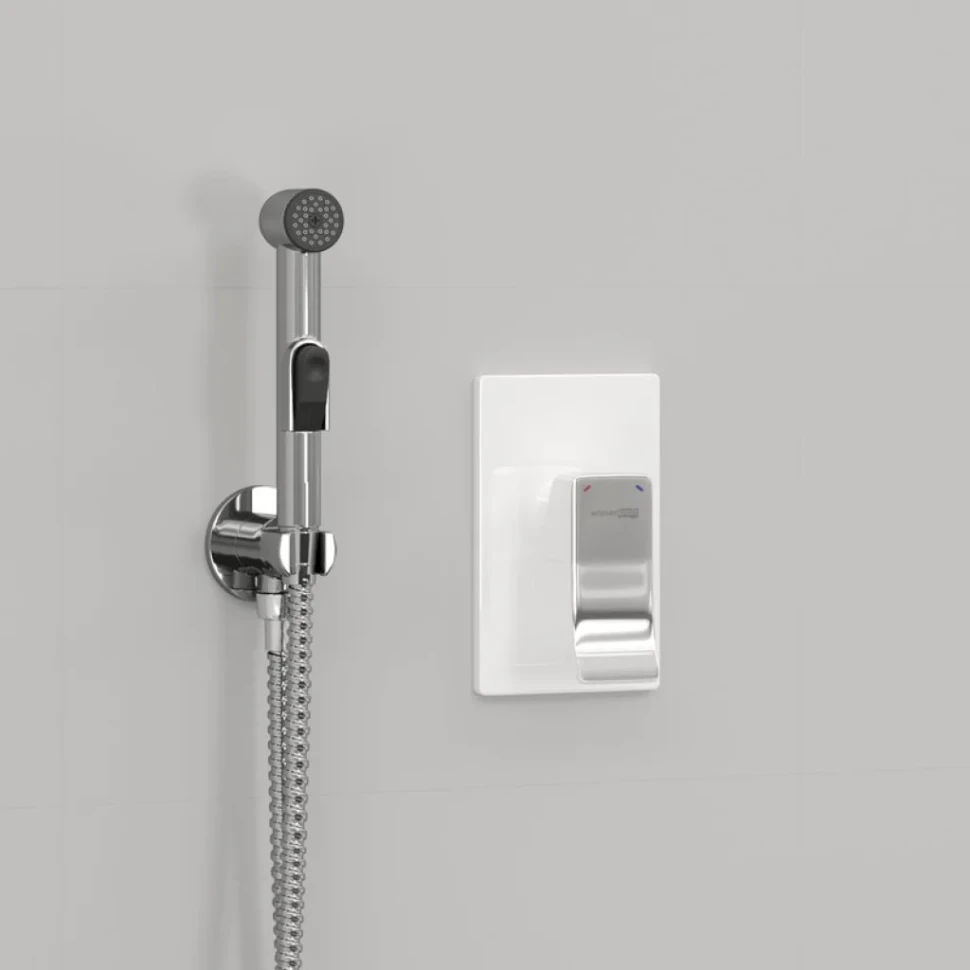 Гигиенический душ Wasserkraft A010656WHITE шланг 100 см
