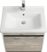 Тумба с раковиной AQUATON Капри 60 бетон пайн