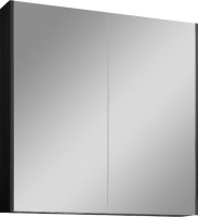 Мебель для ванной комнаты Velvex Klaufs 80.2D.1Y черная, шатанэ, напольная