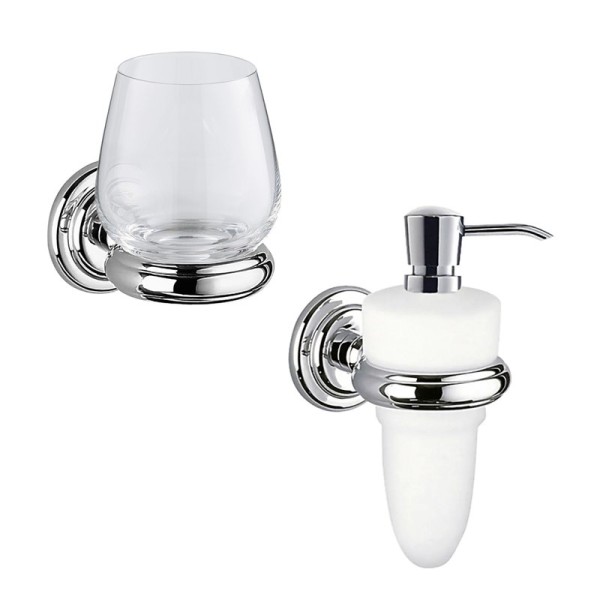 Набор Стакан Keuco Astor 02150019000 + Дозатор 02152019000