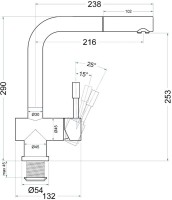 Смеситель для кухни Seaman Eco Venice SSN-0912P-GL gun light