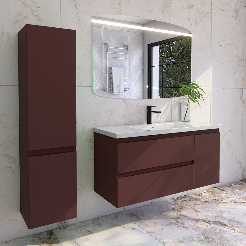 Мебель для ванной комнаты Caprigo Forte 120 R подвесная, шоколад