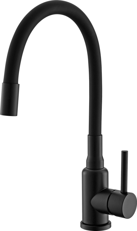 Смеситель для кухни Alveus Flexa 1147056 черный