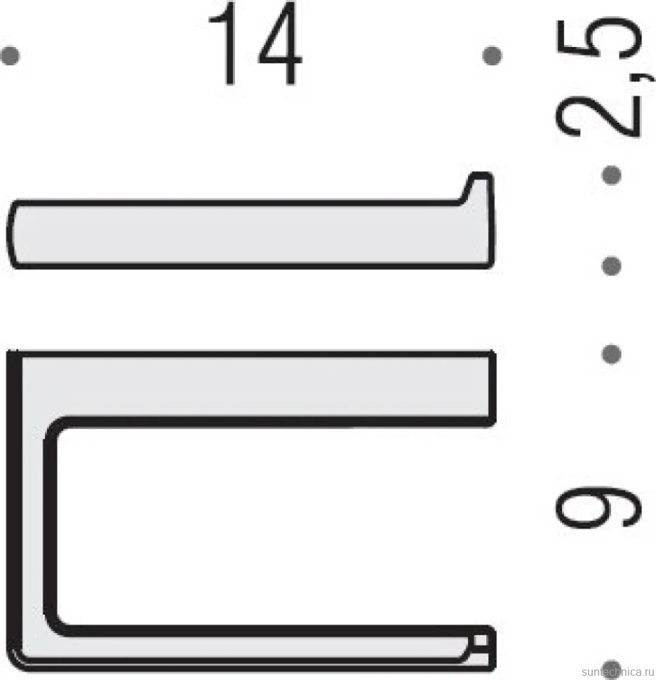Набор Держатель Colombo Design Lulu B6208 + Ершик B6207