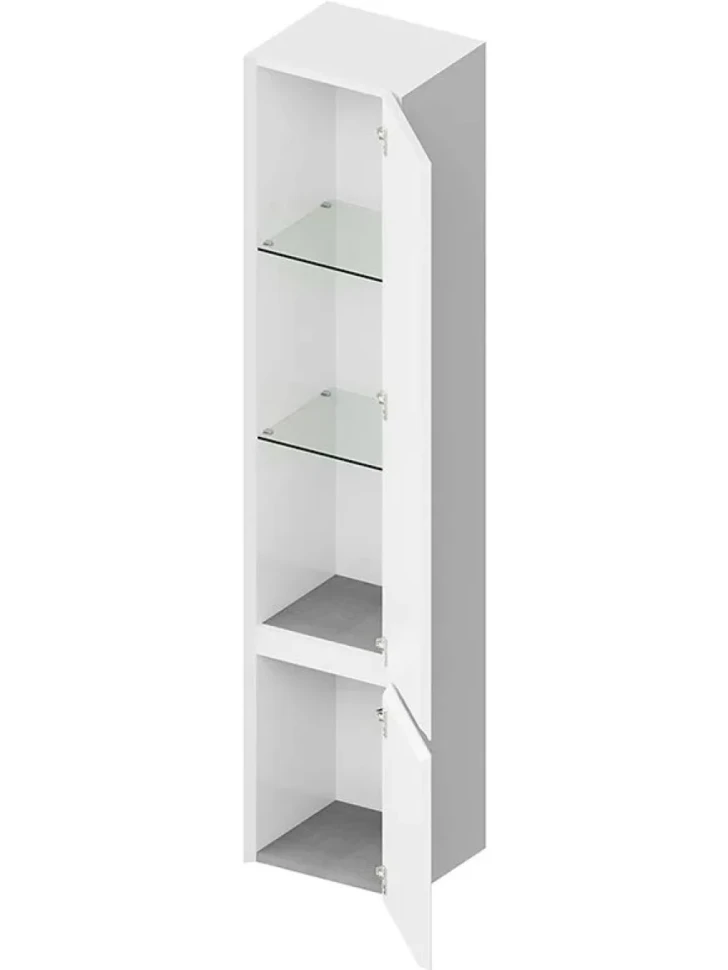 Шкаф пенал для ванной KERAMA MARAZZI Cubo 165 R белый матовый