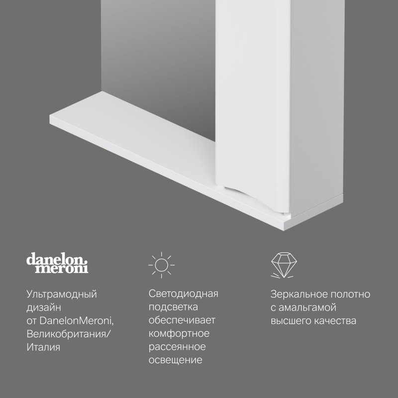 Мебель для ванной комнаты AM.PM Like 65 подвесная, белый глянец