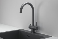 Смеситель для кухни Granula Kitchen Space 7104, графит матовый