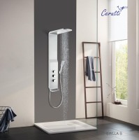 Душевая панель Ceruttispa Sella S CT8990 серебро